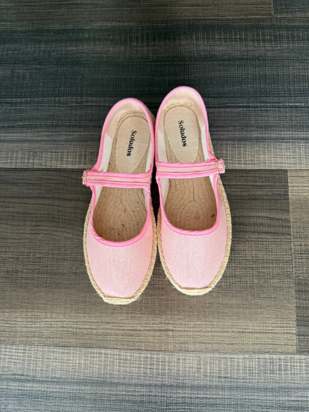 SOLUDOS - NWT - Mary Jane Espadrille | Organic Cotton | Dusty Rose Pink 7 - 7.5